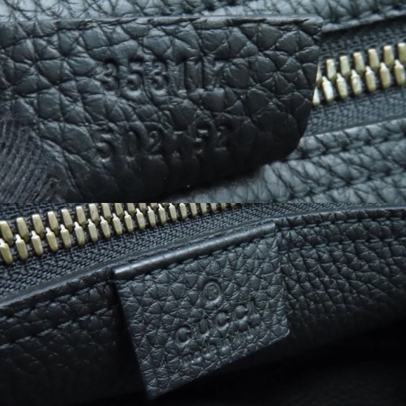 💎✨ LIKE NEW✨💎 3way business Gucci elegant tote crossbody LEATHER grainy - Picture 8 of 13